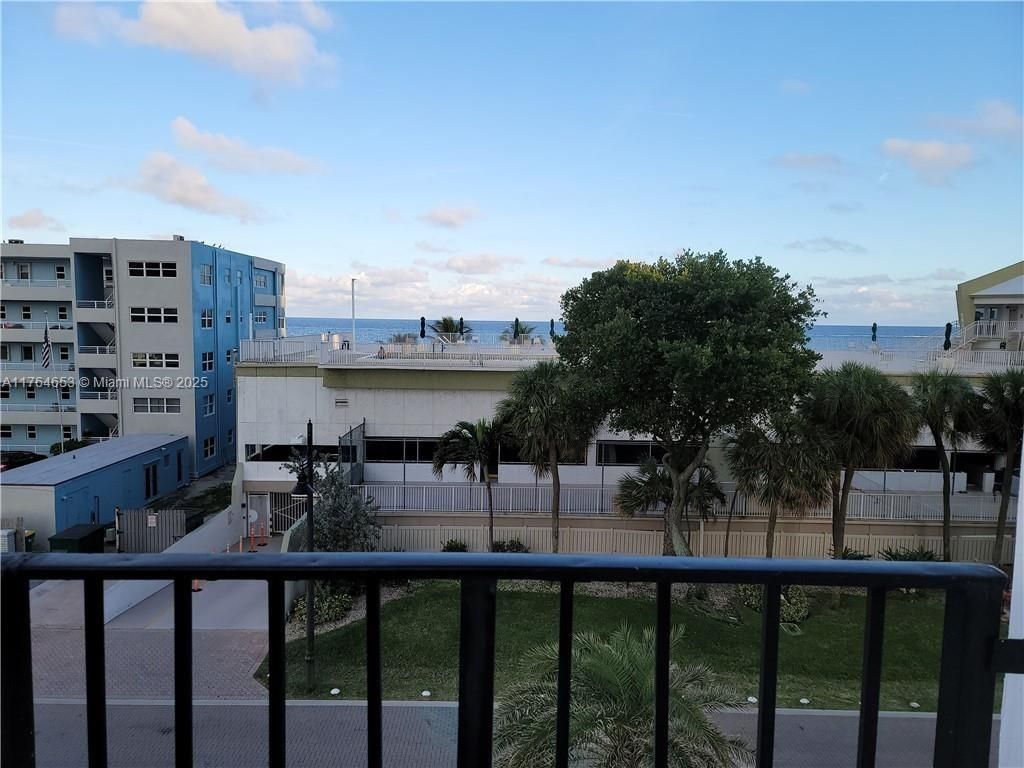 Balcony view East view