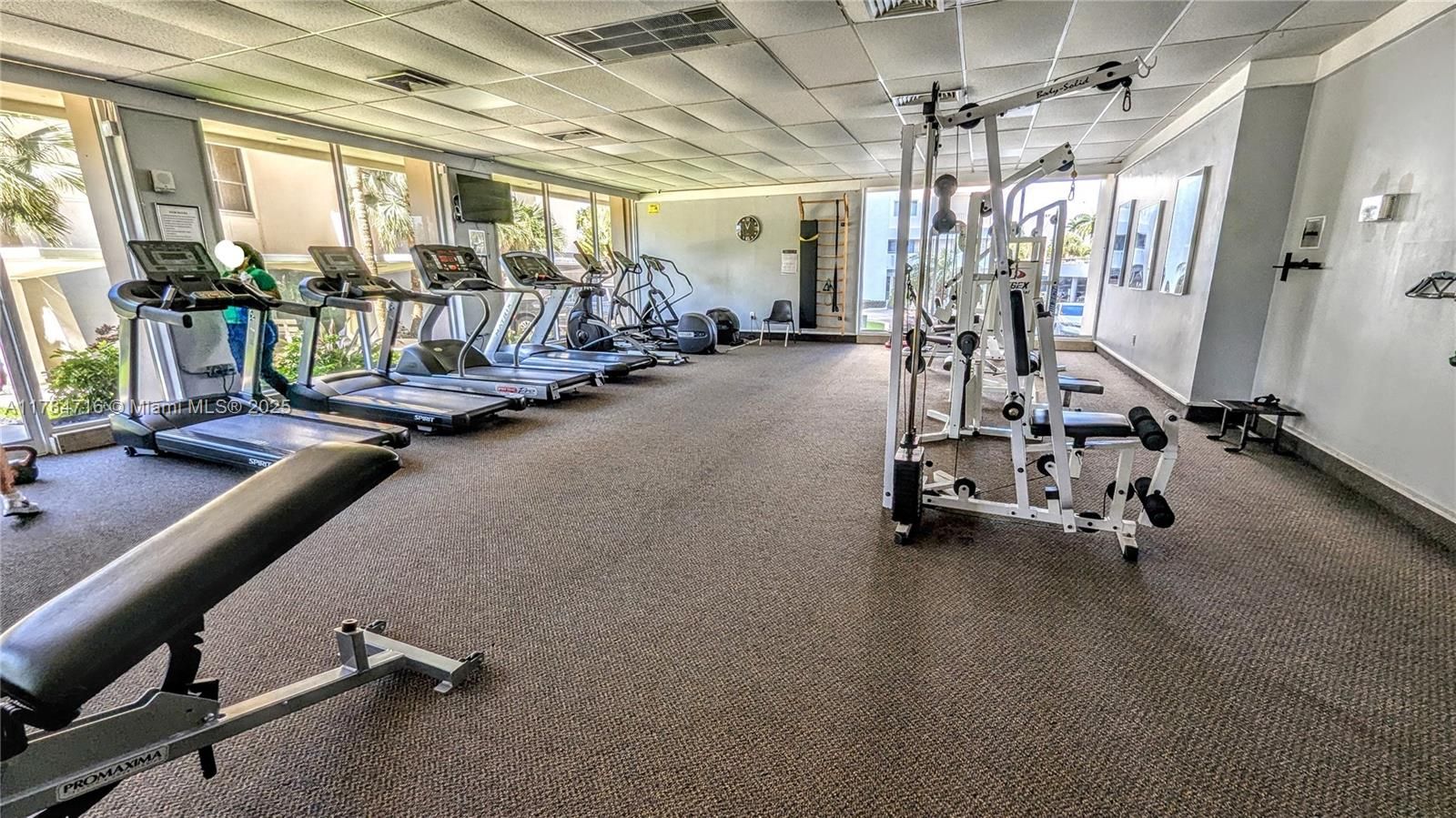 Fully equiped gym