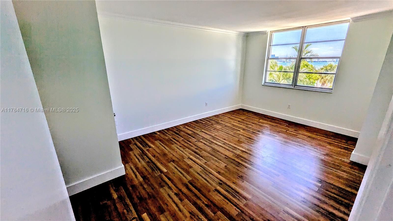 Spacious master bedroom full of closets