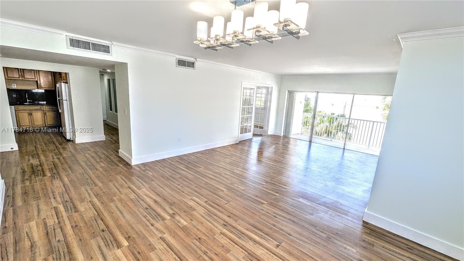 with wooden floors throughout