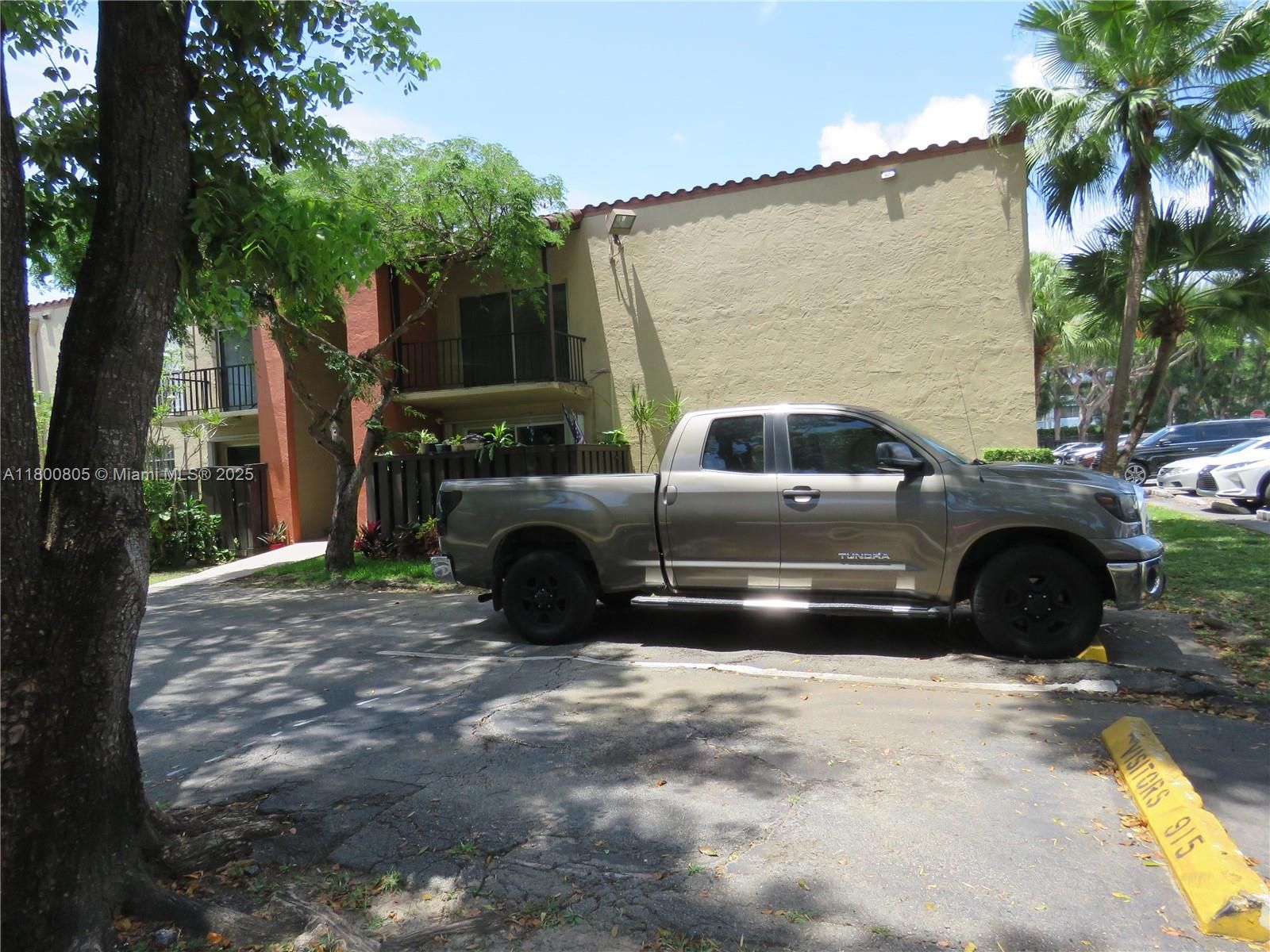Two visitor parking spaces outside S-14